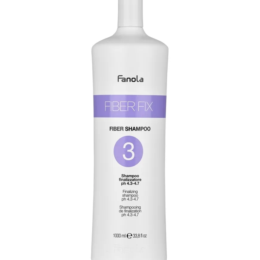 Fanola Haarfarbe und Haartönung 3 Fiber Shampoo Fiber Fix