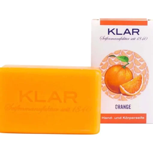 Feste Seifen Seife Orange von Klar Seifen