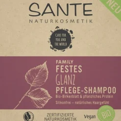 Festes Glanz Pflege-Shampoo Bio-Birkensaft von Sante Naturkosmetik