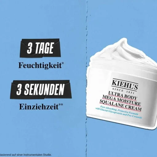 Feuchtigkeitspflege Ultra Body Mega Moisture Squalane Cream von Kiehl's