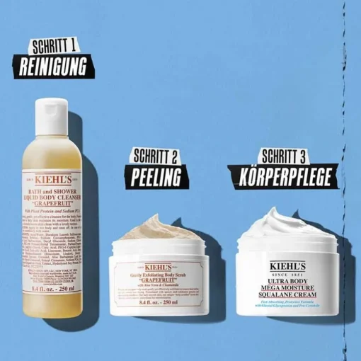 Feuchtigkeitspflege Ultra Body Mega Moisture Squalane Cream von Kiehl's