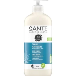 Flüssigseife Bio-Aloe Vera & Limone von Sante Naturkosmetik