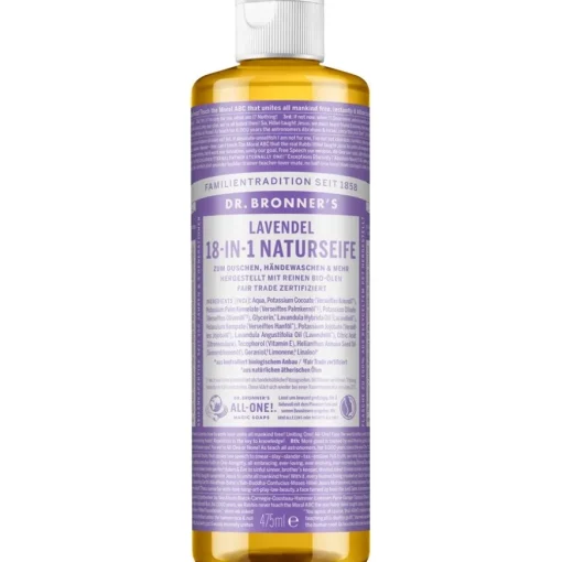 Flüssigseifen Lavendel 18-in-1 Naturseife von Dr. Bronner's