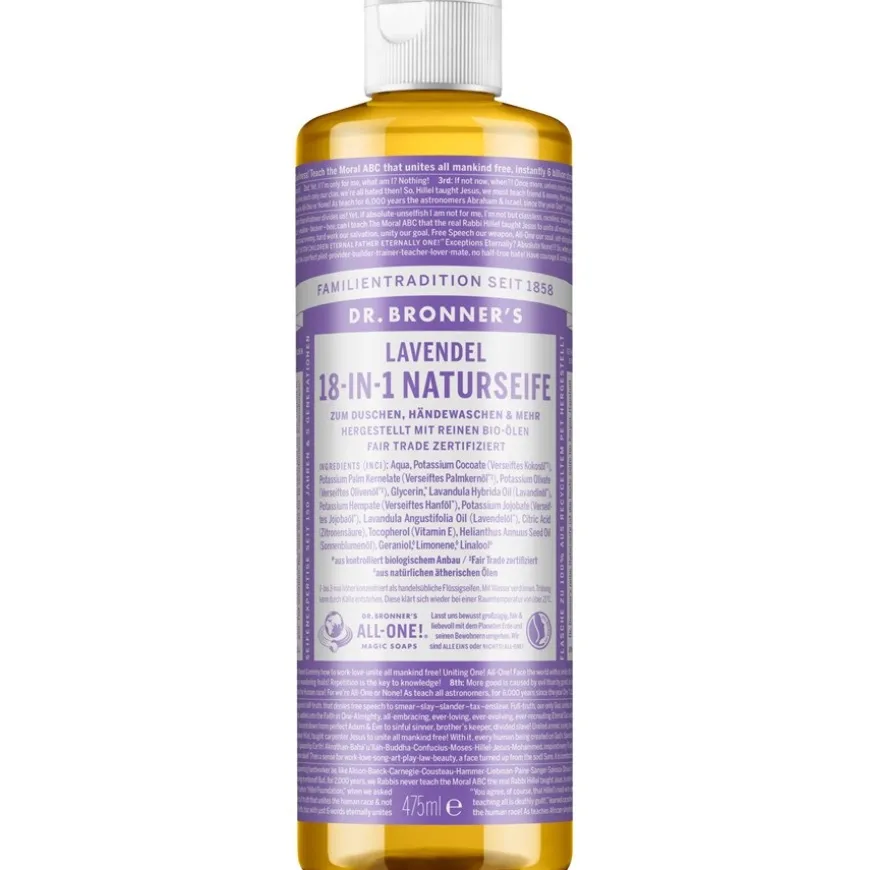 Flüssigseifen Lavendel 18-in-1 Naturseife von Dr. Bronner's