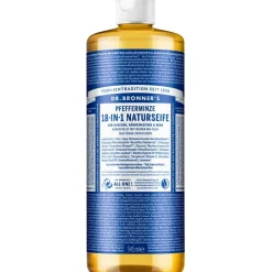 Flüssigseifen Pfefferminze 18-in-1 Naturseife von Dr. Bronner's