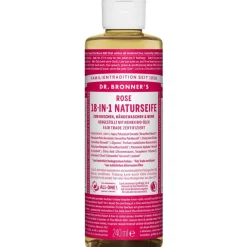 Flüssigseifen Rose 18-in-1 Naturseife von Dr. Bronner's