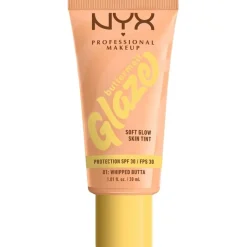 Foundation Buttermelt Glaze LSF 30 von NYX Professional Makeup