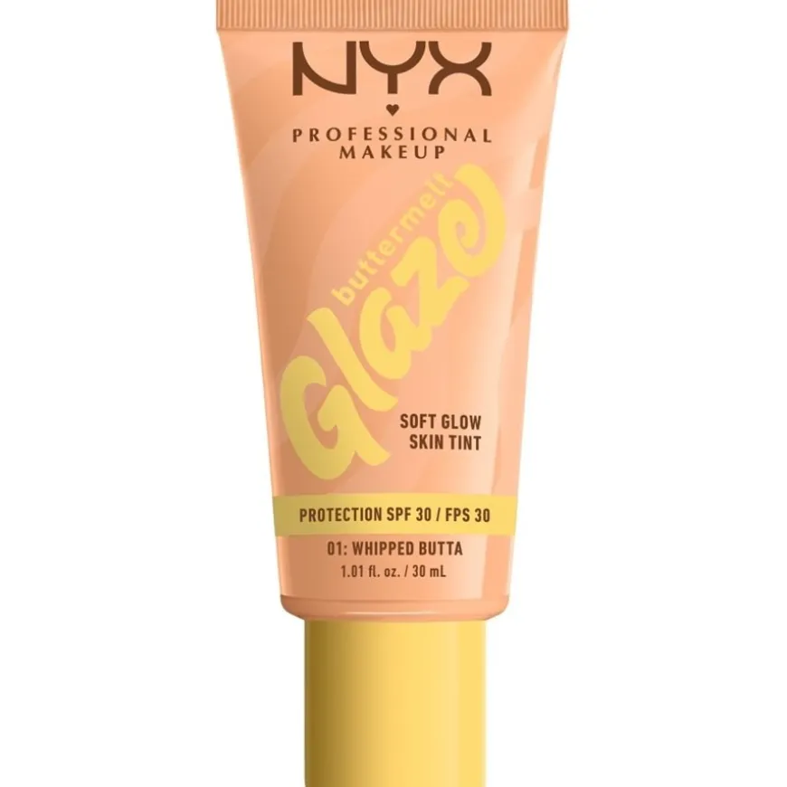 Foundation Buttermelt Glaze LSF 30 von NYX Professional Makeup