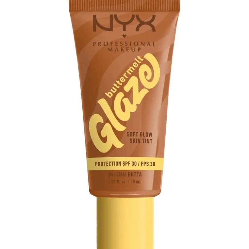 Foundation Buttermelt Glaze LSF 30 von NYX Professional Makeup