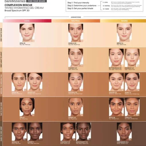 Foundation Tinted Hydrating Gel Cream Complexion Rescue von bareMinerals