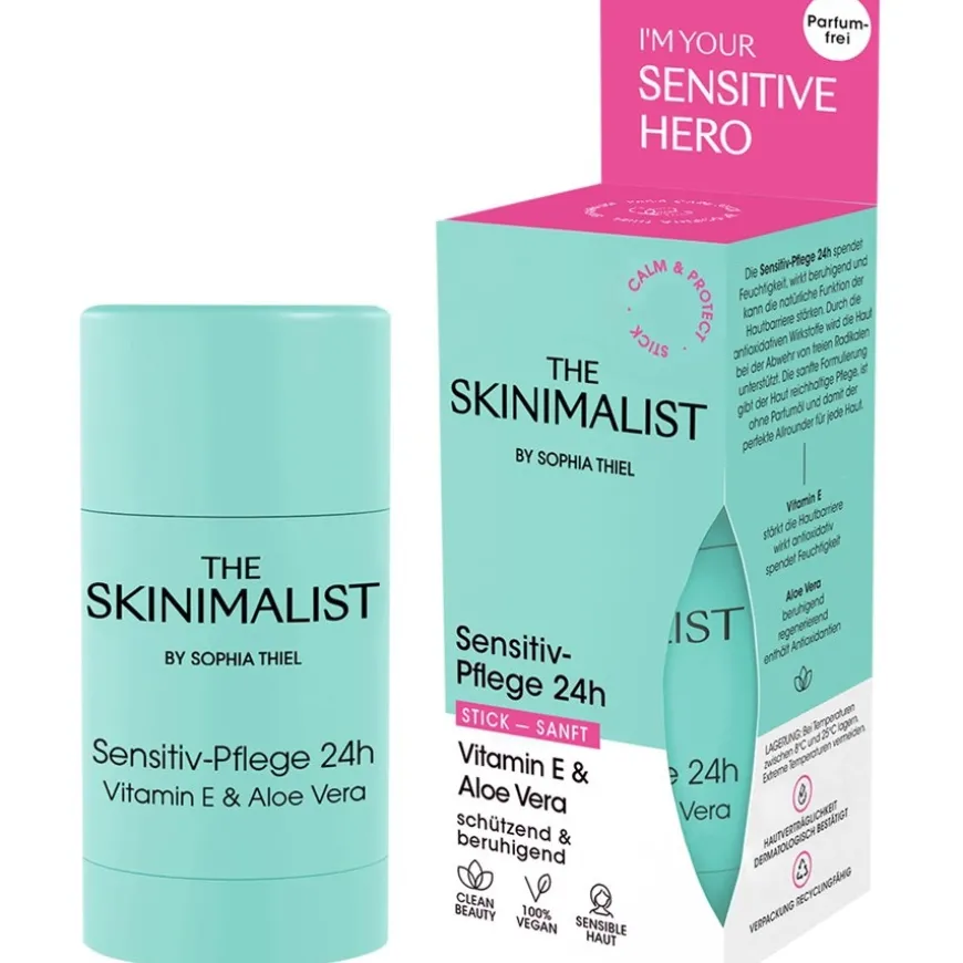 Gesicht Vitamin E & Aloe Vera Sensitiv-Pflege 24h von The Skinimalist