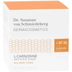 Gesichtscremes L-Carnosine Anti-A.G.E. Cream LSF 30 von Dr. Susanne von Schmiedeberg