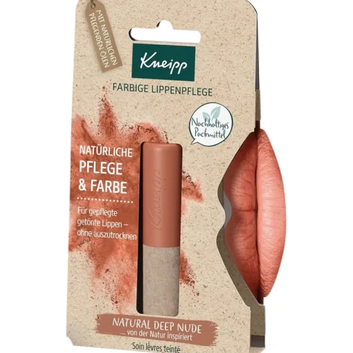 Gesichtspflege Farbige Lippenpflege Natural Deep Nude von Kneipp