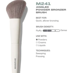 Gesichtspinsel M241 Angled Powder Bronzer Brush von Morphe