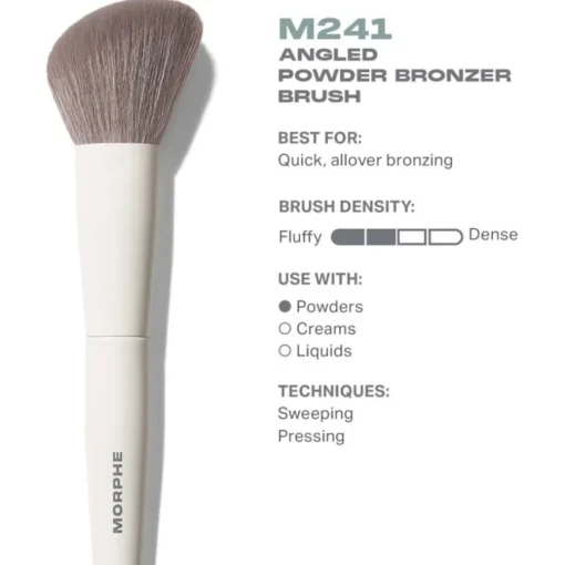 Gesichtspinsel M241 Angled Powder Bronzer Brush von Morphe