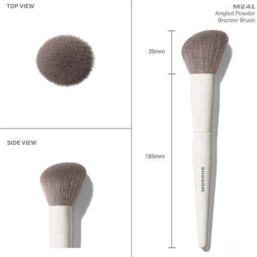 Gesichtspinsel M241 Angled Powder Bronzer Brush von Morphe