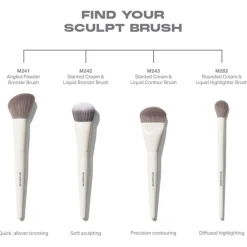 Gesichtspinsel M241 Angled Powder Bronzer Brush von Morphe
