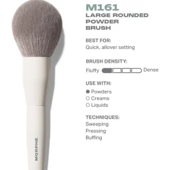 Gesichtspinsel M161 Large Rounded Powder Brush von Morphe