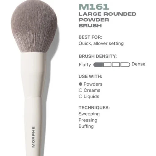 Gesichtspinsel M161 Large Rounded Powder Brush von Morphe