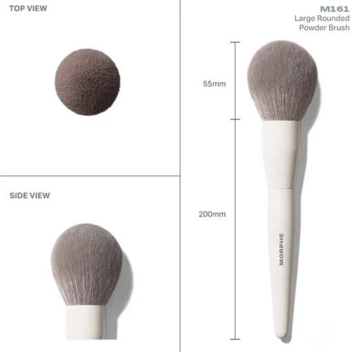 Gesichtspinsel M161 Large Rounded Powder Brush von Morphe