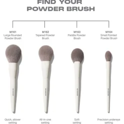Gesichtspinsel M161 Large Rounded Powder Brush von Morphe