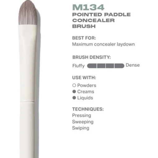 Gesichtspinsel M134 Pointed Paddle Concealer Brush von Morphe