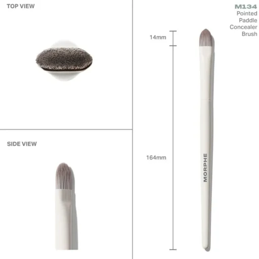 Gesichtspinsel M134 Pointed Paddle Concealer Brush von Morphe