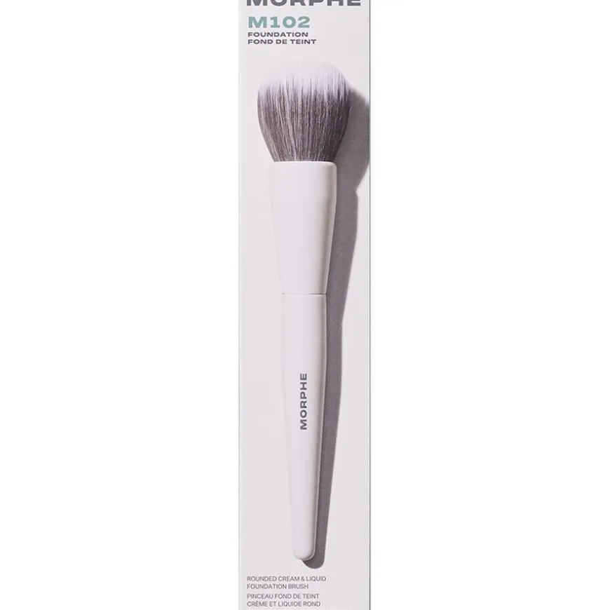 Gesichtspinsel M102 Rounded Cream & Liquid Foundation Brush von Morphe