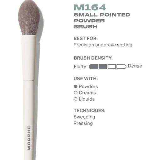 Gesichtspinsel M164 Small Pointed Powder Brush von Morphe