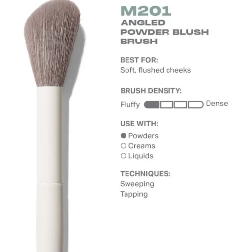 Gesichtspinsel-Sets M201 Angled Powder Blush Brush von Morphe