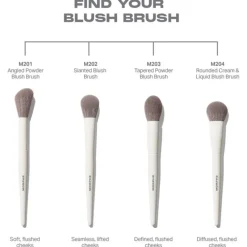 Gesichtspinsel-Sets M201 Angled Powder Blush Brush von Morphe
