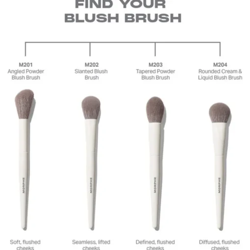 Gesichtspinsel-Sets M201 Angled Powder Blush Brush von Morphe