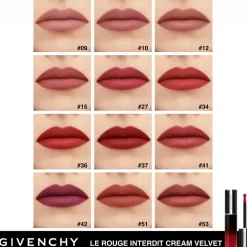 GIVENCHY LIPPEN MAKE-UP Le Rouge Interdit Cream Velvet