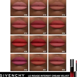 GIVENCHY LIPPEN MAKE-UP Le Rouge Interdit Cream Velvet