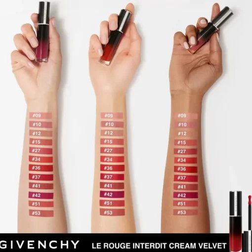 GIVENCHY LIPPEN MAKE-UP Le Rouge Interdit Cream Velvet
