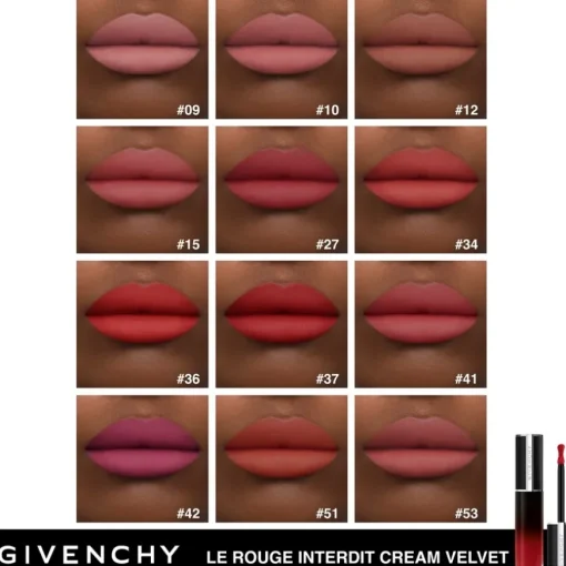 GIVENCHY LIPPEN MAKE-UP Le Rouge Interdit Cream Velvet