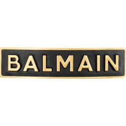Haarspangen Gold Plated Hair Slide Logo von Balmain Hair Couture
