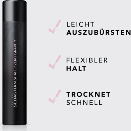HOLD Lightweight Control Hairspray Shaper Zero Gravity von Sebastian