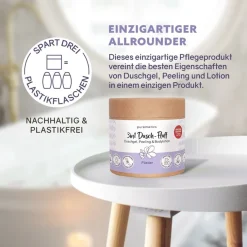 3in1 Duschpflege Dusch-Fluff Flieder von puremetics