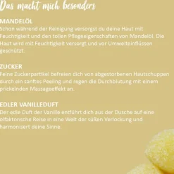 3in1 Duschpflege Dusch-Konfekt Vanille von puremetics