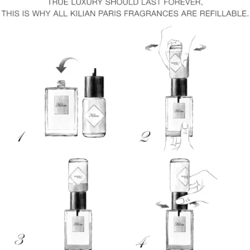 Kilian Paris Woman in Gold Floral Vanilla Perfume Spray Refine Cellular