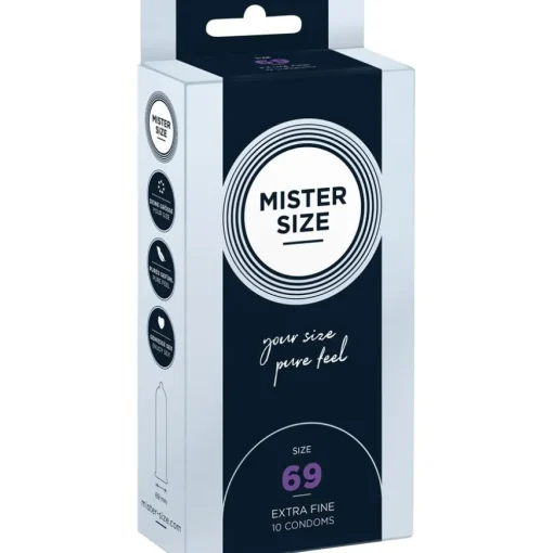 Kondome Pure Feel 69 mm - Größe 3XL von Mister Size