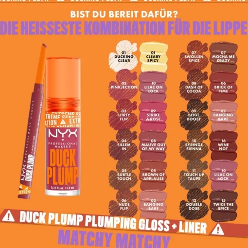 Konturenstift Duck Plump Plumping Lip Liner Lippenkonturenstift von NYX Professional Makeup