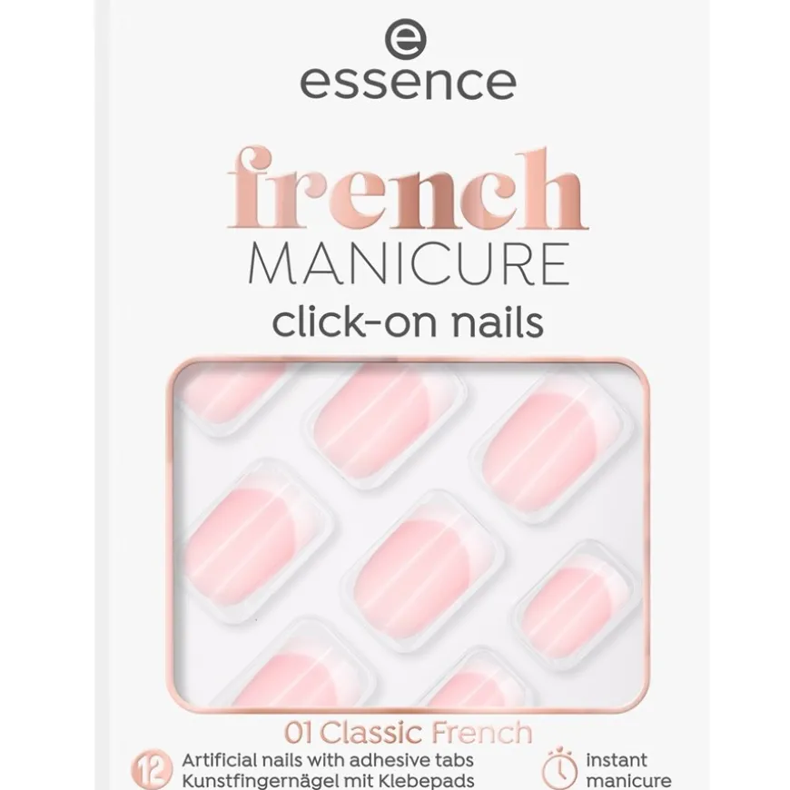 Kunstnägel French MANICURE Click-On Nails von Essence