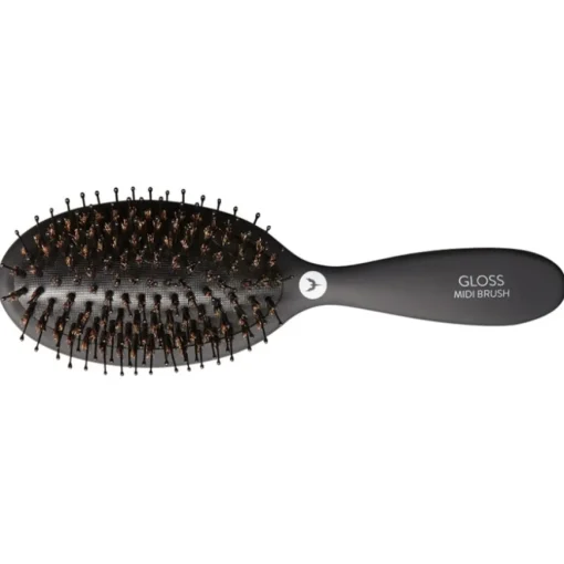 Kämme & Bürsten Gloss Brush Midi Black von HH Simonsen
