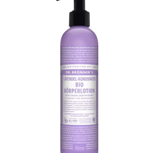 Lavendel-Kokosnuss Bio Körperlotion von Dr. Bronner's