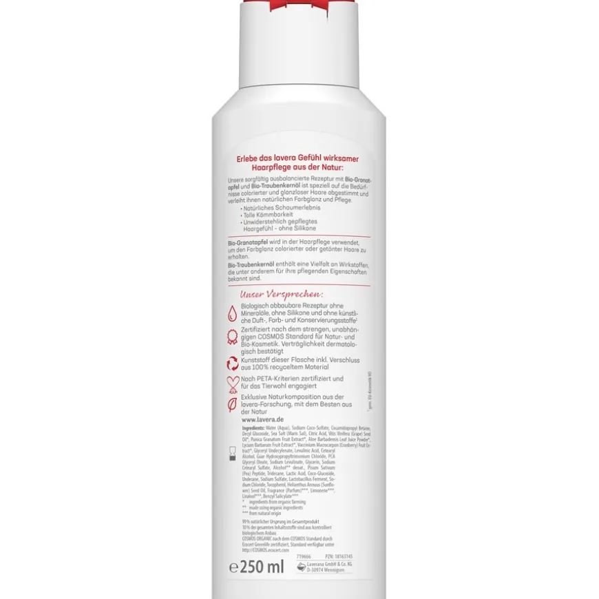 Lavera Pflegeshampoo Farbglanz & Pflege