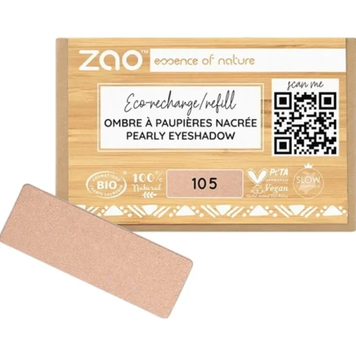 Lidschatten & Primer Pearly Eyeshadow Refill von Zao