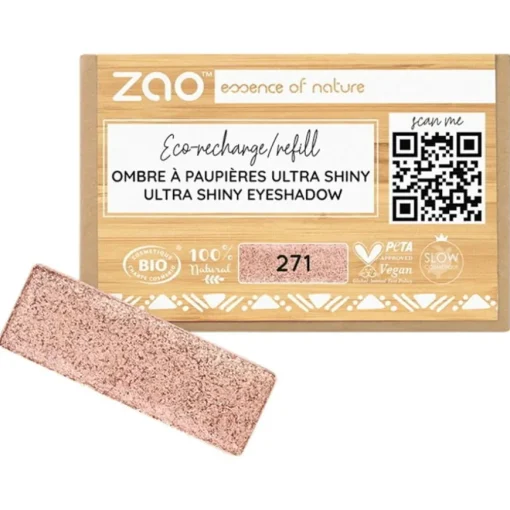 Lidschatten & Primer Ultra Shiny Eyeshadow Refill von Zao