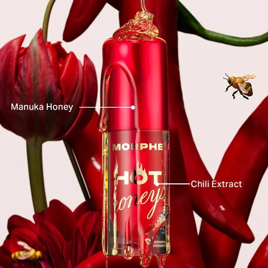 Lip Gloss Hot Honeys Plumping Lip Oil von Morphe